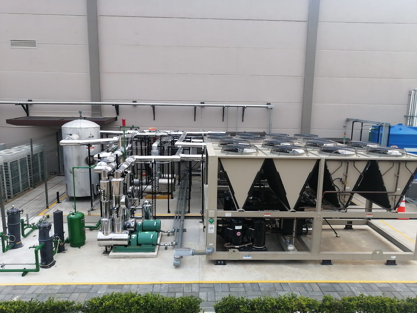 Sistema de climatización industrial instalado por Ecoaire